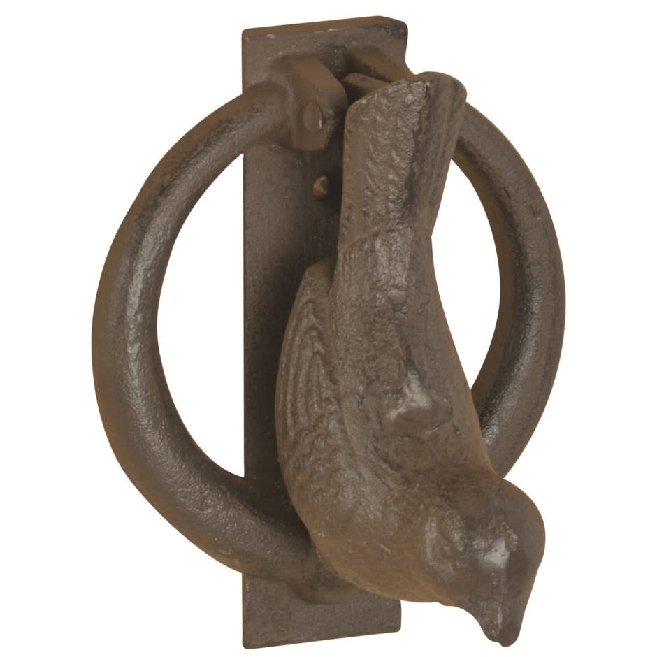 NACHLH235 Cast Iron Bird Door Knocker - The Birdhouse Nature 