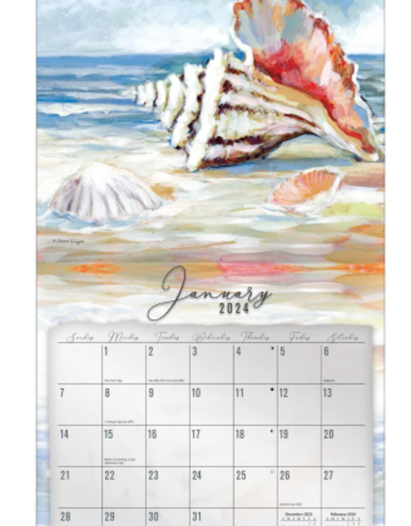 Lang Calendars BFCAL24 2024 Lang Calendar/Coastal Shores