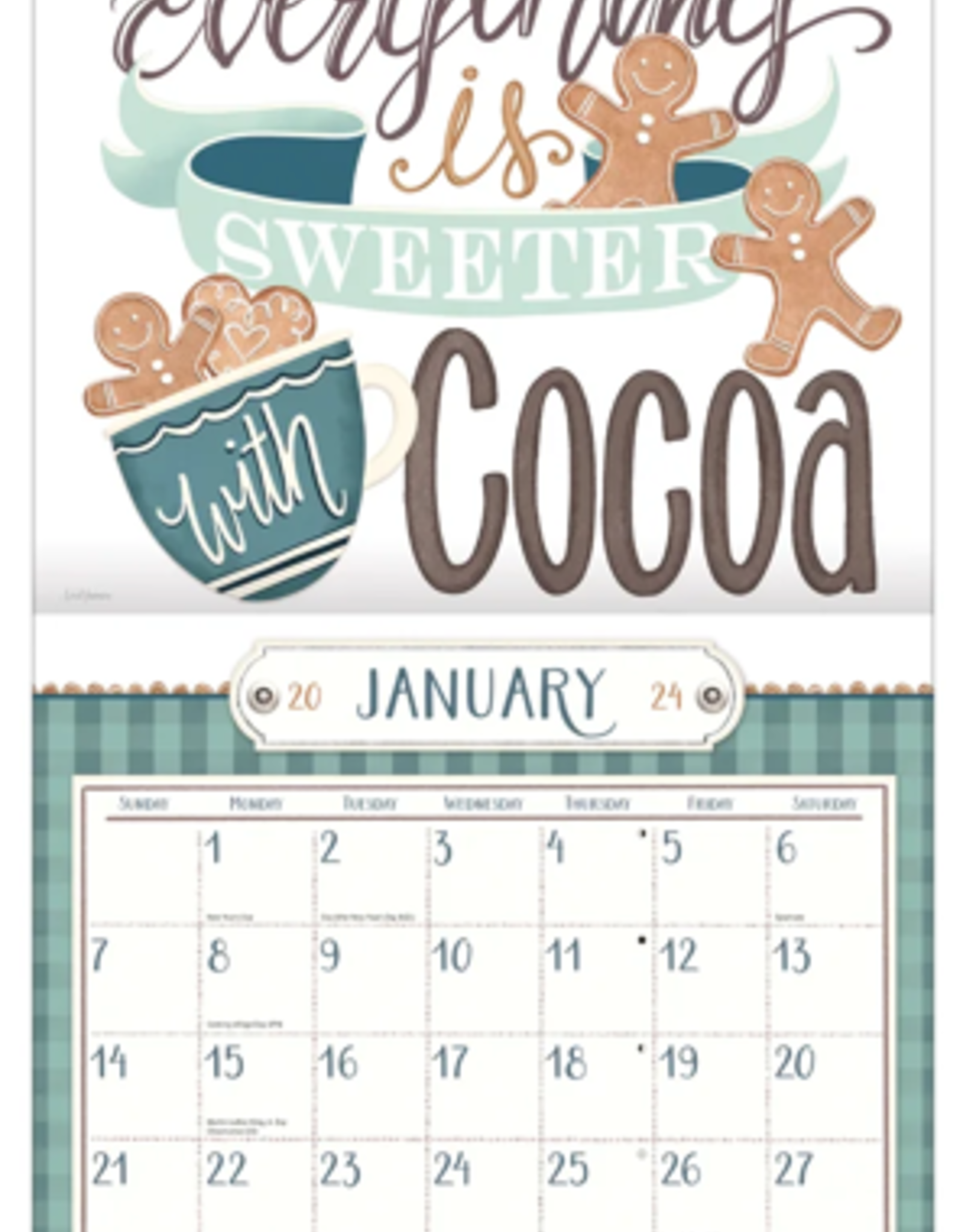 BFCAL26 2024 Lang Calendar/Love to Cook The Birdhouse Nature Store