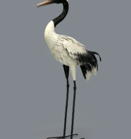 Action Imports AIGG9564  Red-Crowned Metal Heron , 35.8"H