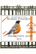 Wild Birds of Canada WFROBIN Robin Ground Fdr. Made in Canada