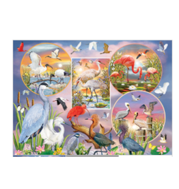 Cobble Hill Puzzles OM80219 Waterbird Magic 1000pc Cobble Hill Puzzle