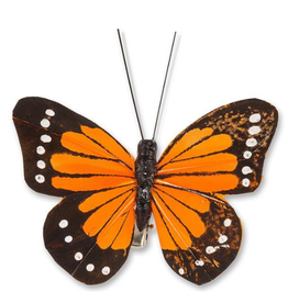 Abbott ABFLUTTER2  Monarch Butterfly Clip ,  4"W