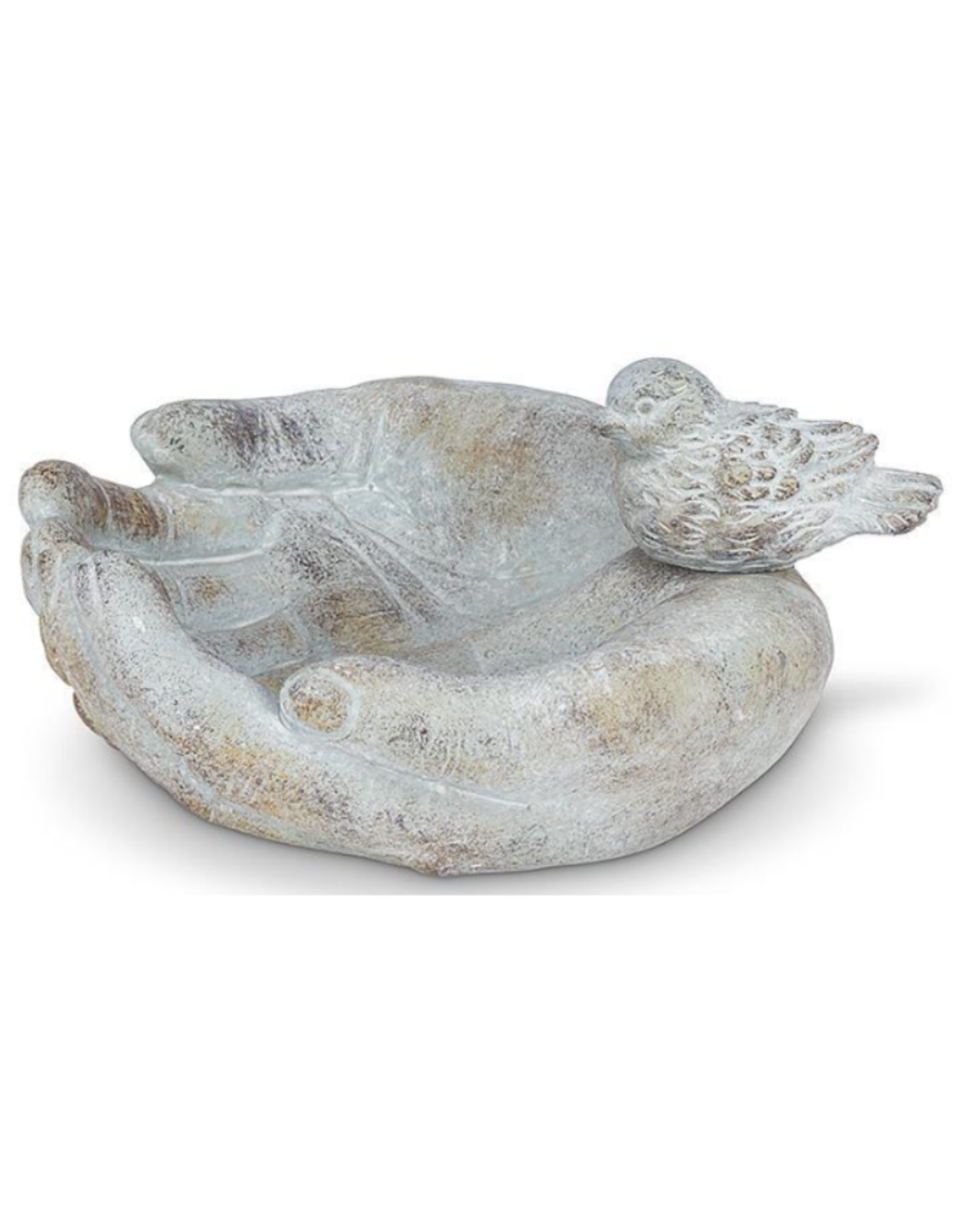 Abbott Bird Resting on Hands-9"W