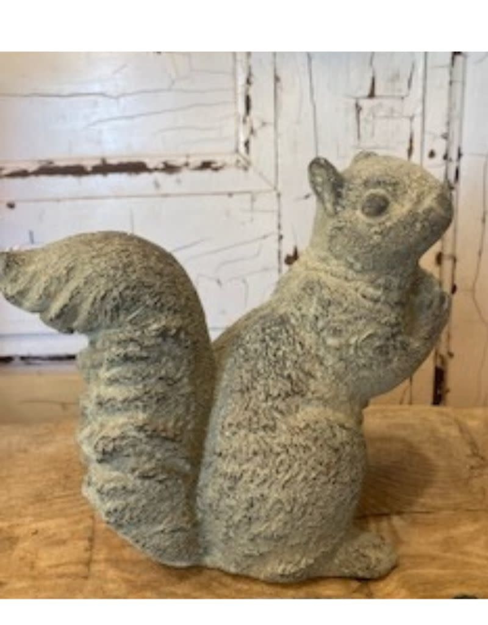 GiftCraft GC717013 Cement Squirrel Statuary