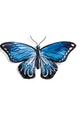 GiftCraft GC716153L  Metal Blue Butterfly, Large