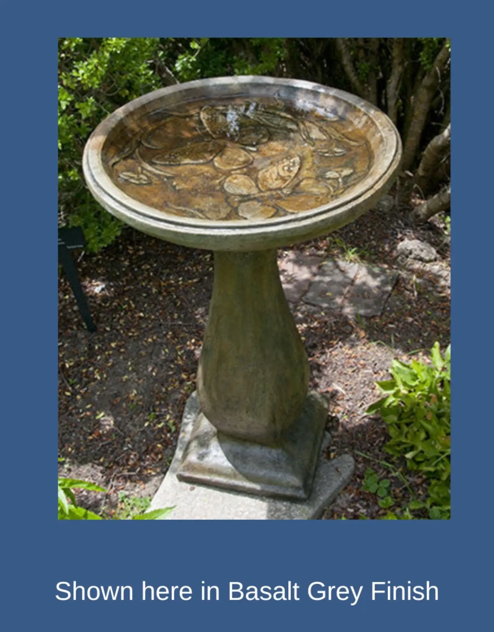 Castart Studio Butterfly Birdbath Tall