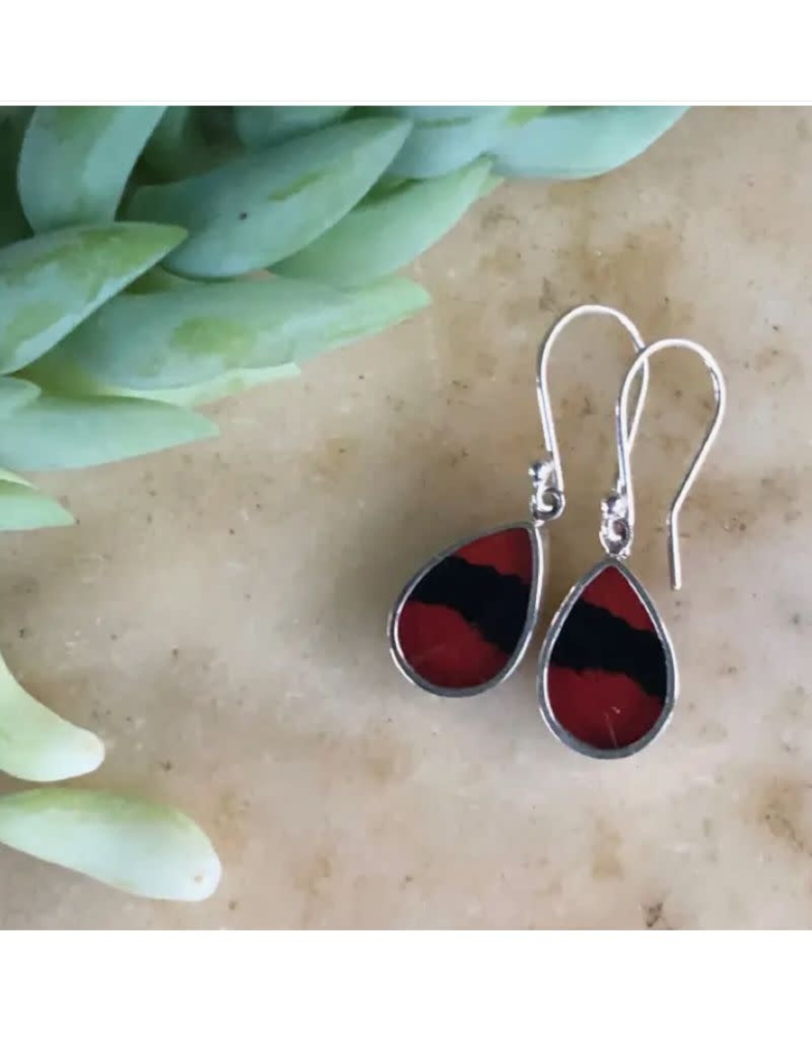 Mariposa Mariposa Butterfly Sterling Silver Drop Earrings*