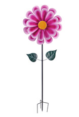 Evergreen EEHH1414 75" Pink Dahlia Wind Spinner