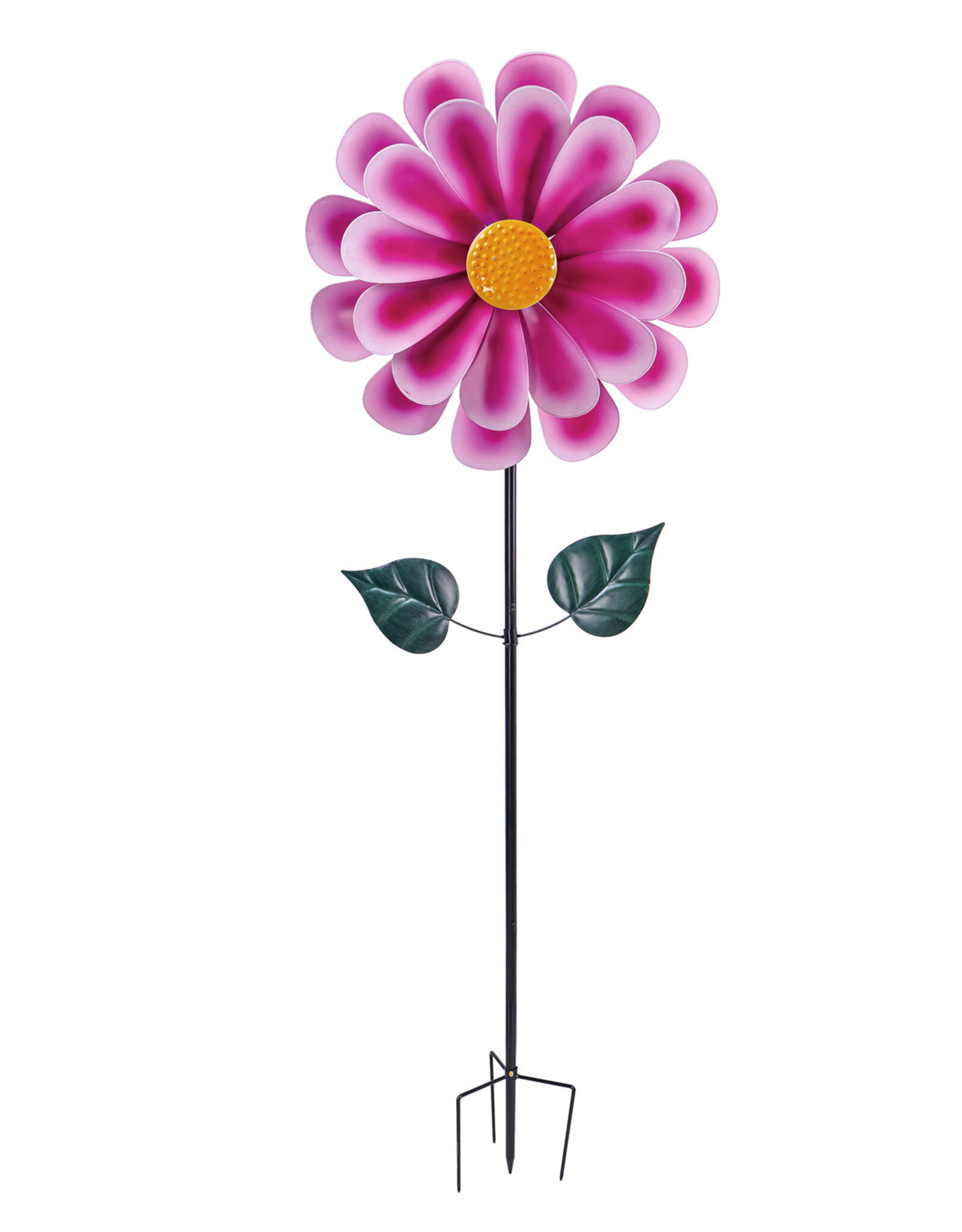 Evergreen EEHH1414 75" Pink Dahlia Wind Spinner