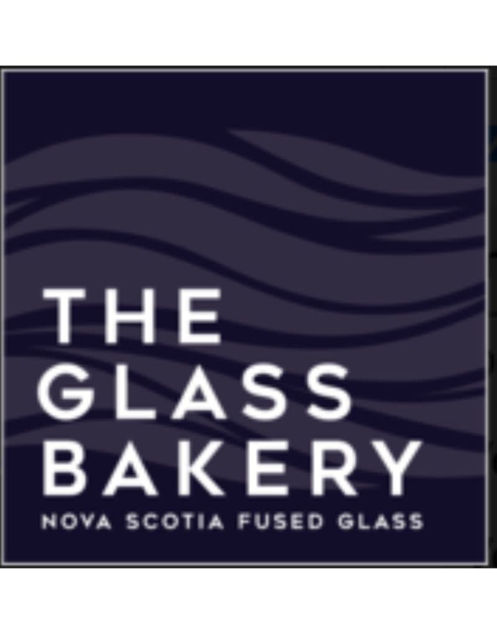 The Glass Bakery GBOWL Baked Glass Owl on Log