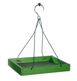 Woodlink WK24406-32325- Going Green Recycled Plastic Platform Feeder, Light Green