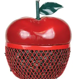 Pinebush PB10073 Apple Shaped Black Oil/Peanut Feeder