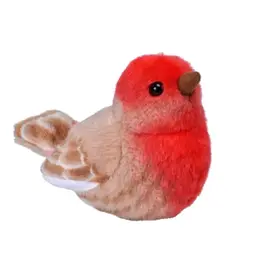 Audubon KMFINCH Audubon II House Finch Stuffie with Sound - 5"