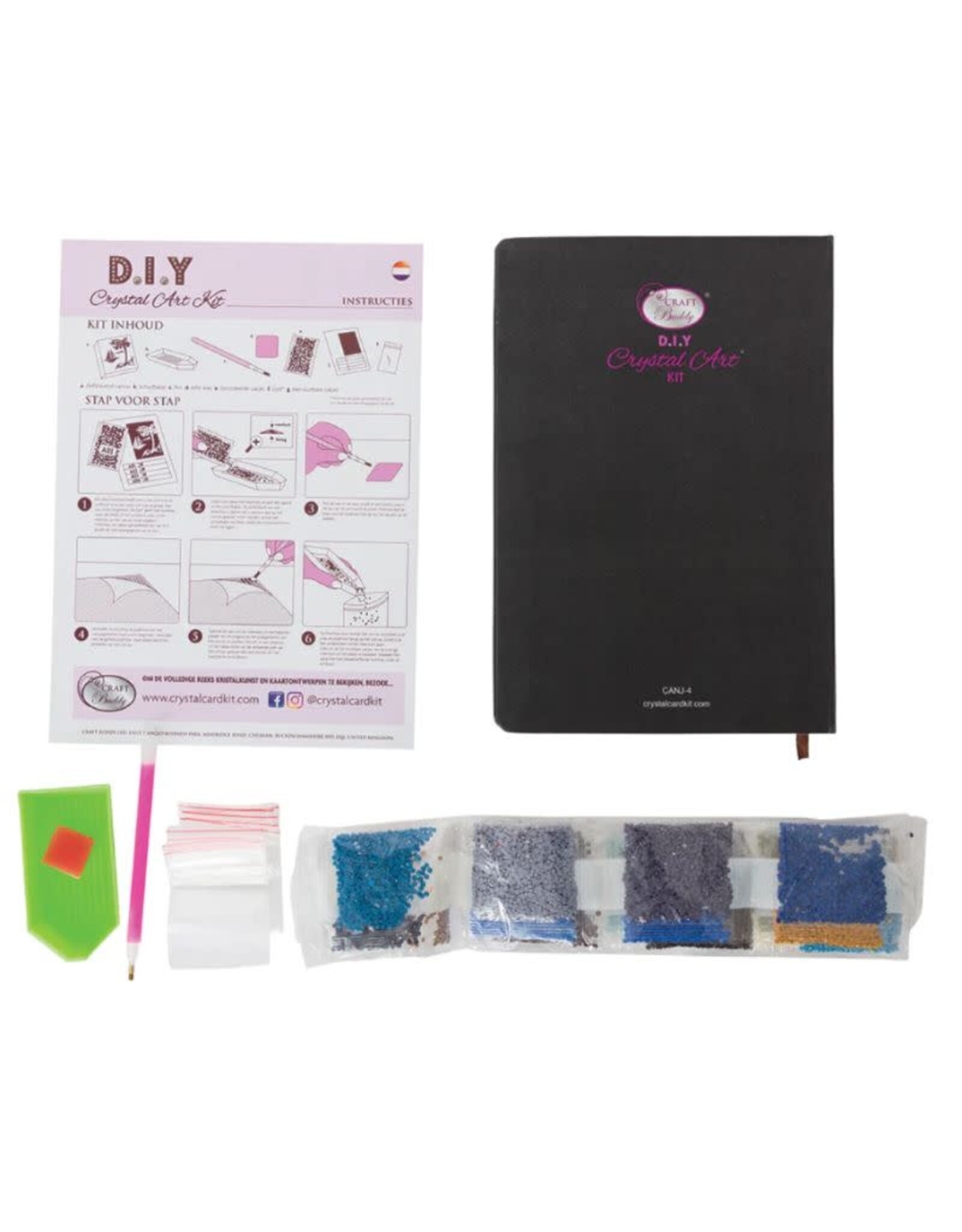 Craft Buddy Crystal Art Notebook Kits