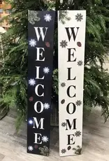 Tri W LED Welcome Porch Sign with Timer