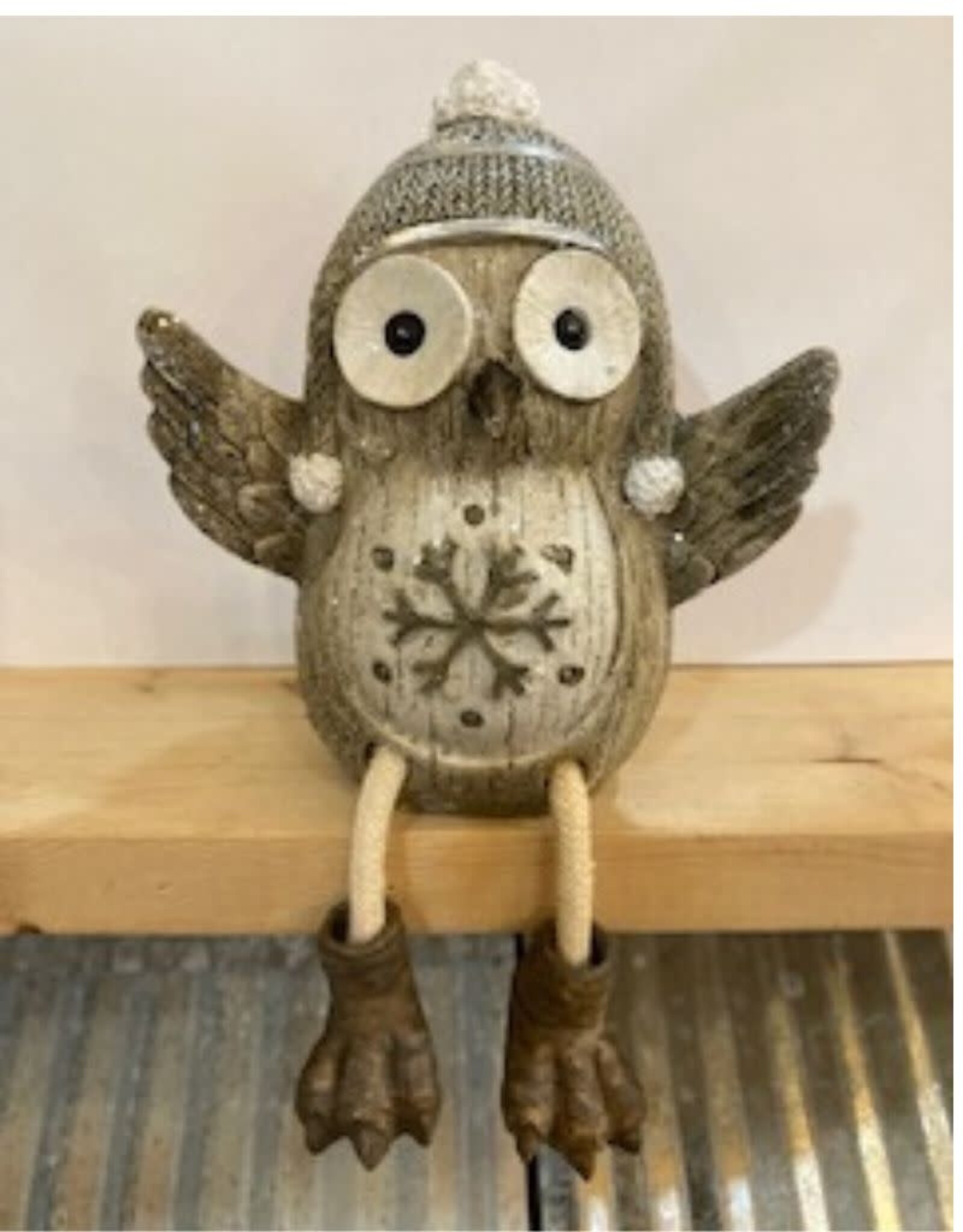 GiftCraft Owl Shelf Sitters