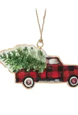 Abbott AB37051 Check Truck w/ Tree Ornament 5.5"