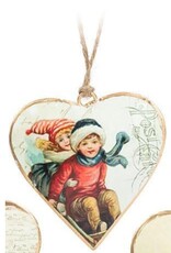 Abbott Kid Heart Ornament, 3.25"