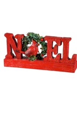 Evergreen EE008 LED NOEL with Garland and Cardinal Table Decor
