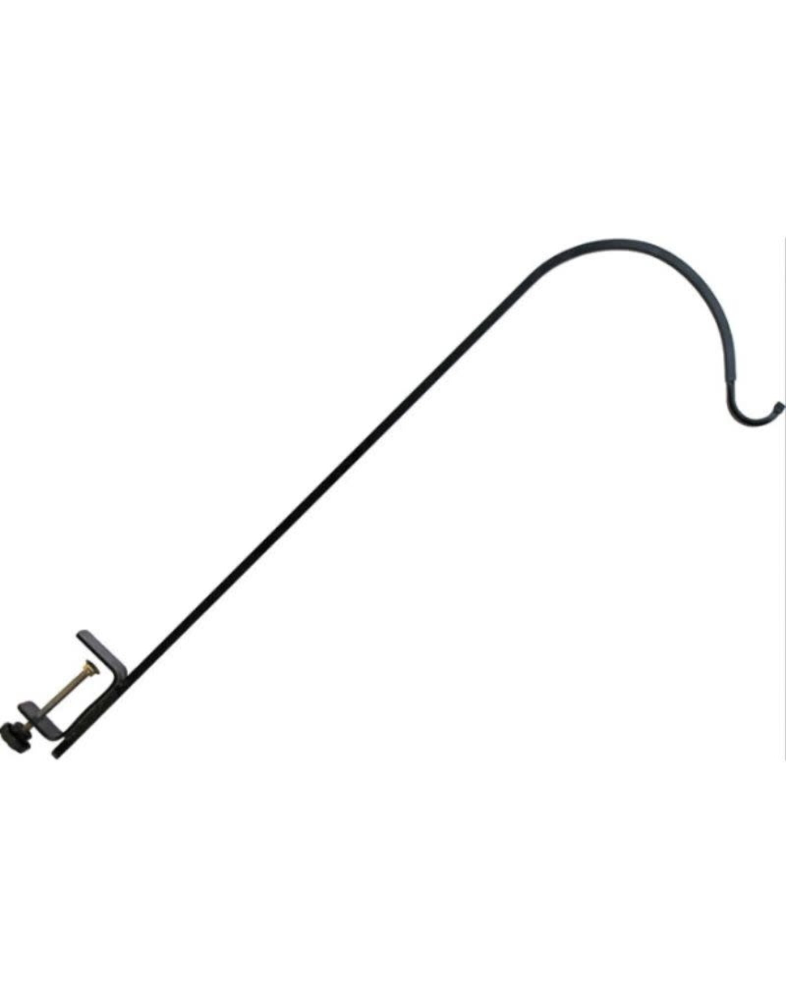 Erva ETRT2CL Wrought Iron Clamp-On Single Arm Deck Hanger