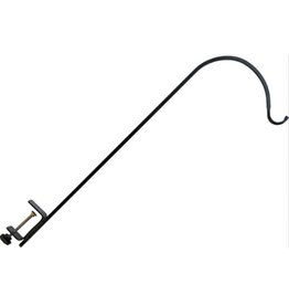 Erva ETRT2CL Wrought Iron Clamp-On Single Arm Deck Hanger