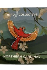 Bird Collective BCPINCARD Northern Cardinal Enamel Lapel Pin