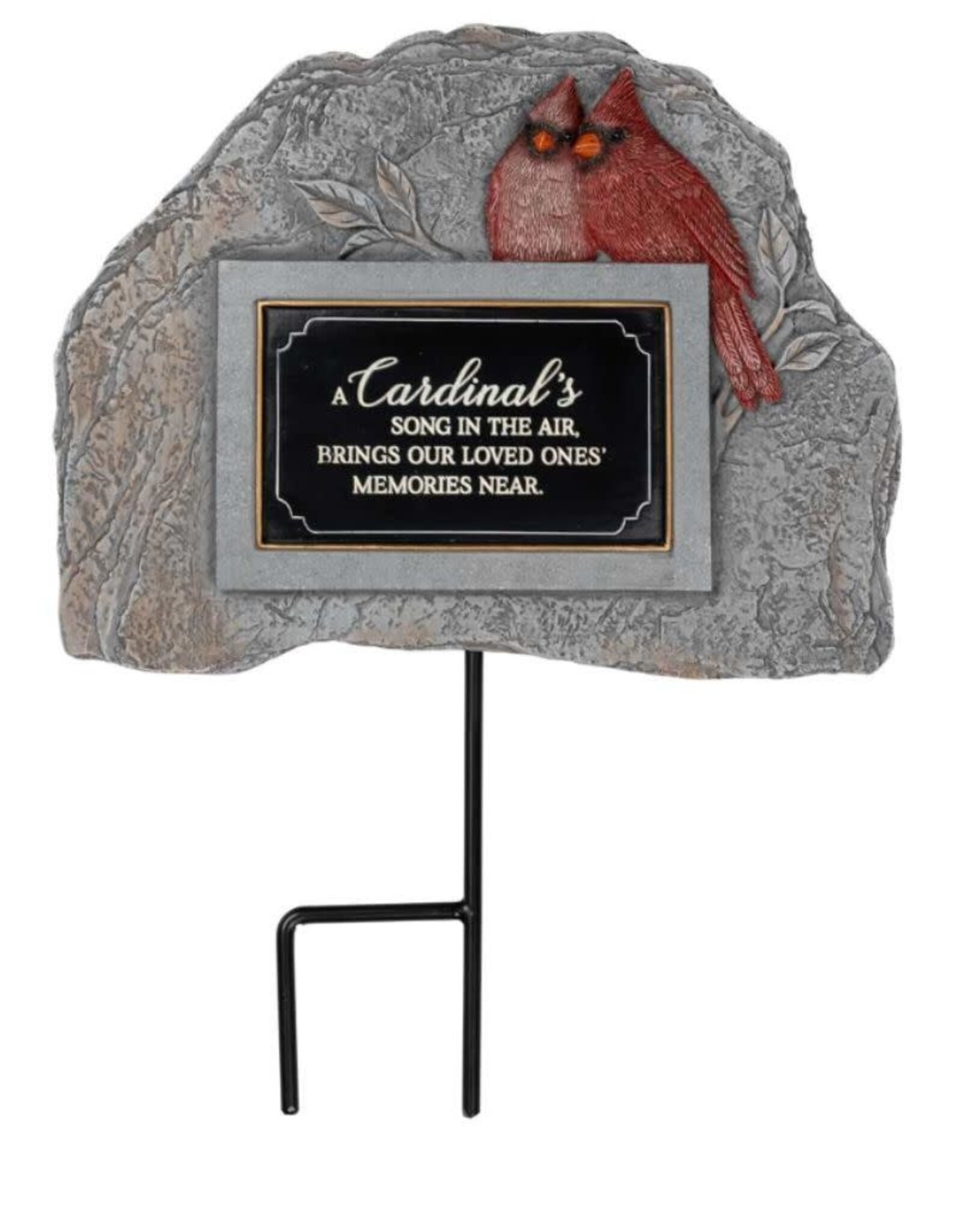 Carson EL5064 Cardinal's Song Memorial Stone Stake