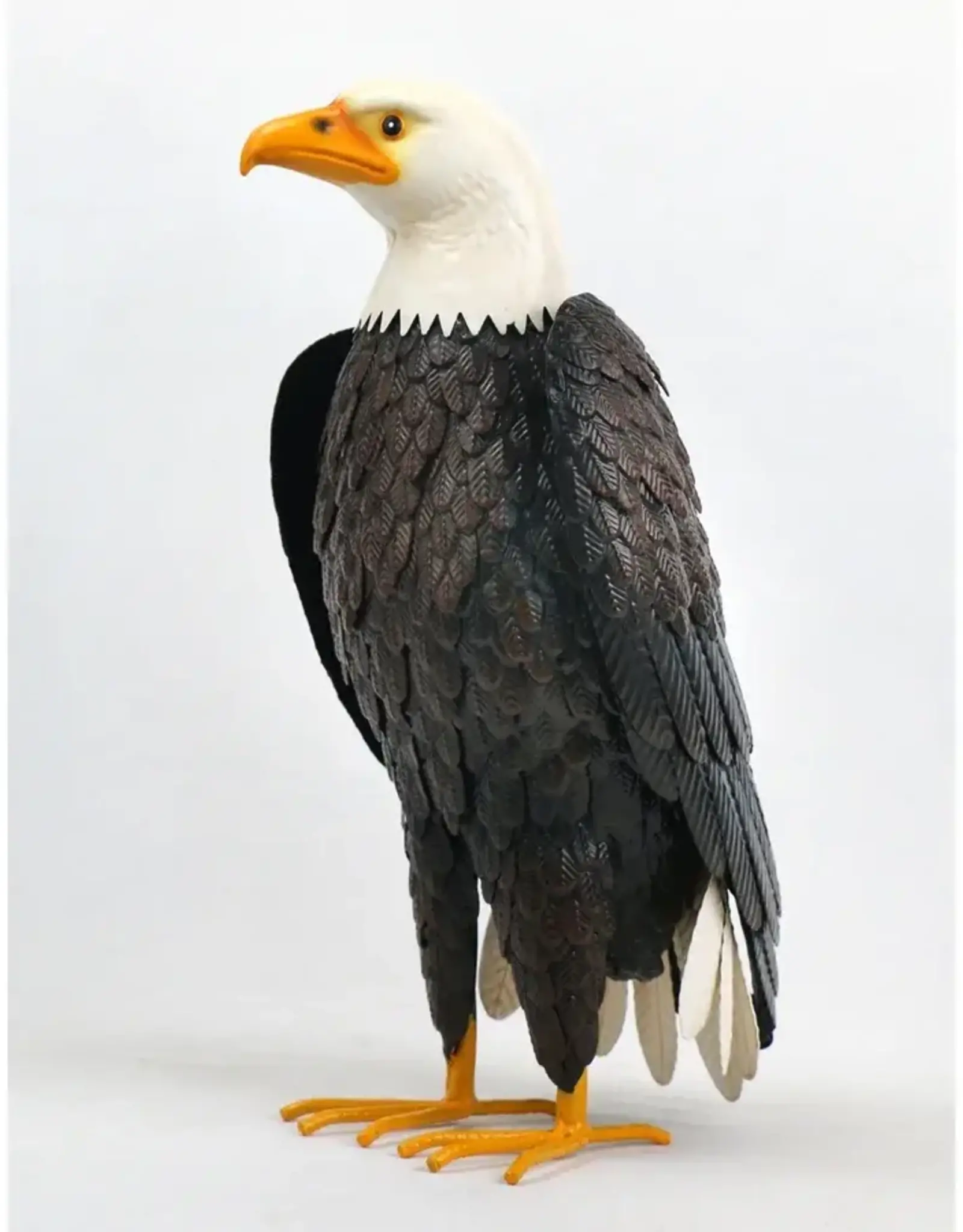 Action Imports AI9608 Garden Staturary, Metal Bald Eagle 17.9" tall