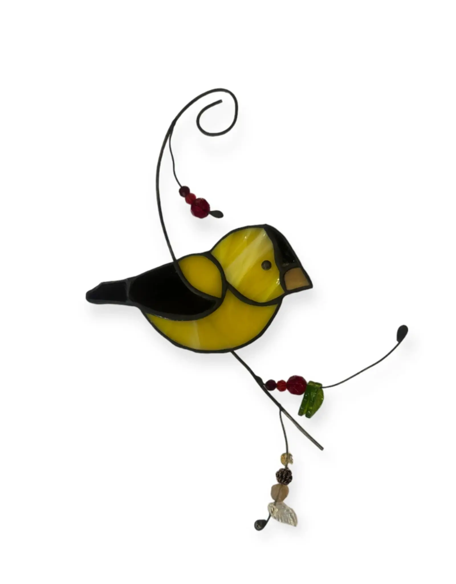 Artist- Andrew Reid Chubby Chicks - stained glass birds by Andrew Reid