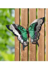 Panam Decor & Gifts PUI37415 Large Mint Green  Butterfly Metal Wall Decor