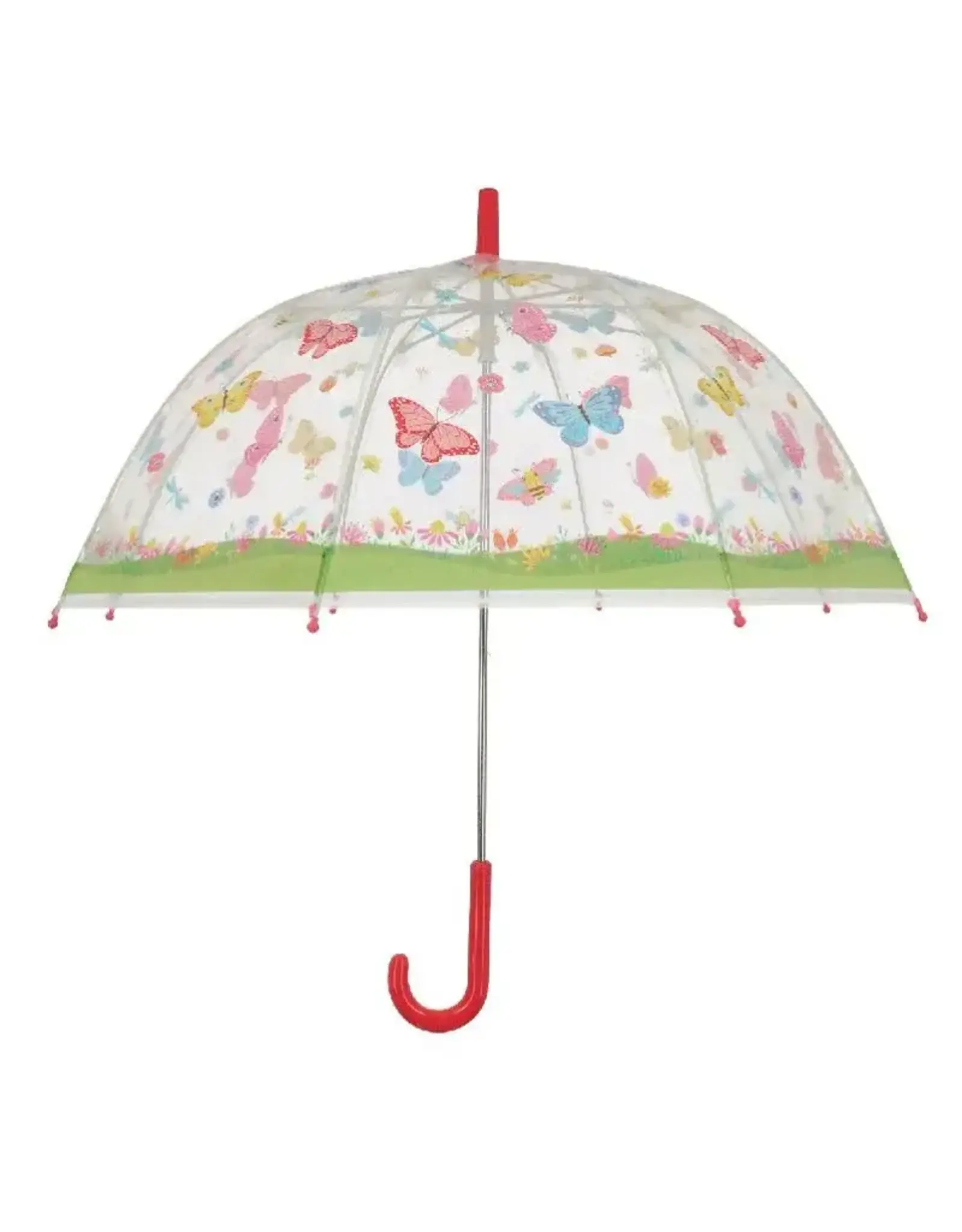 Esshert Design NACHTP381  Transparent Butterfly Umbrella  (kids umbrella)