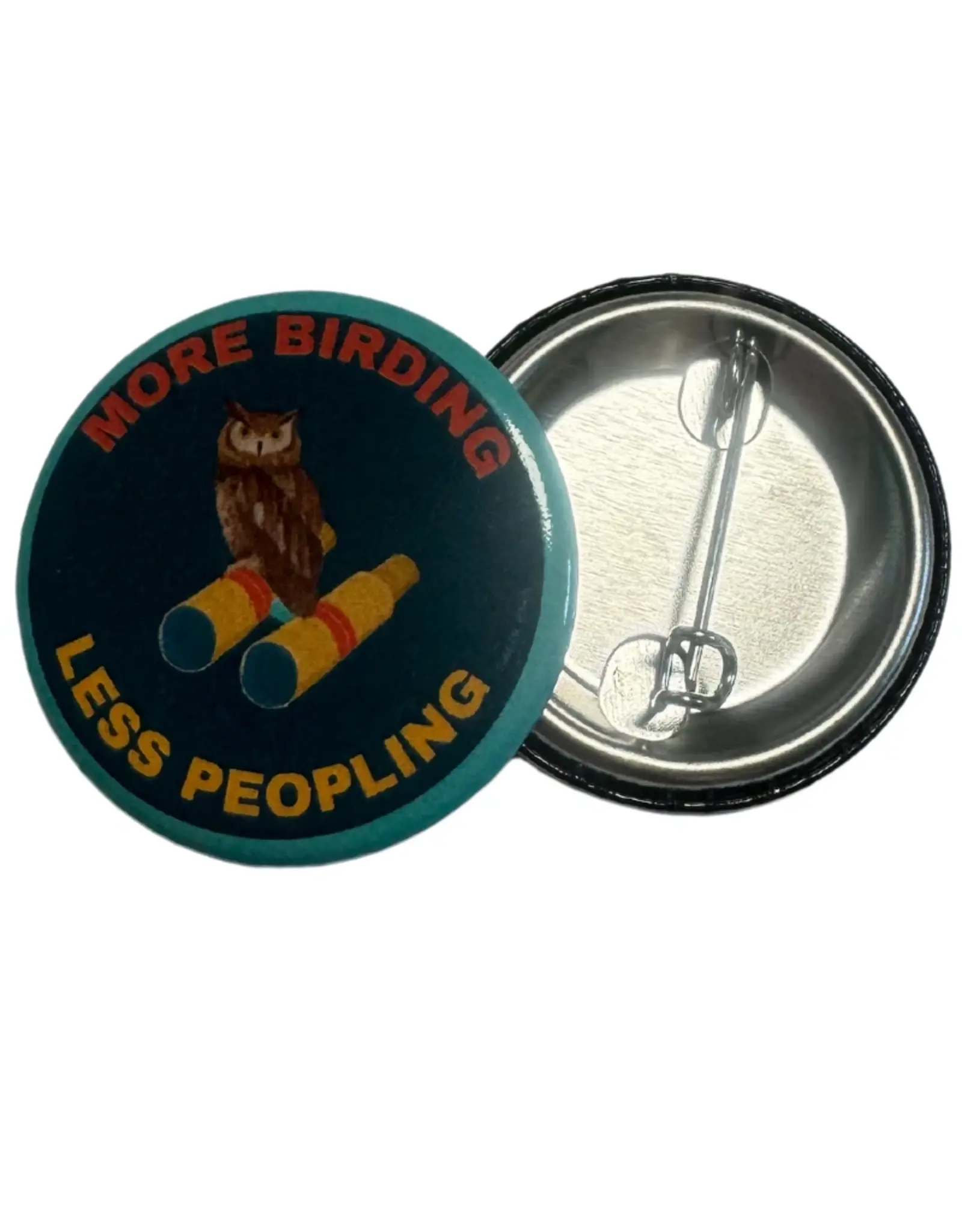 Birder Brain 1.25" Birder Brain Button