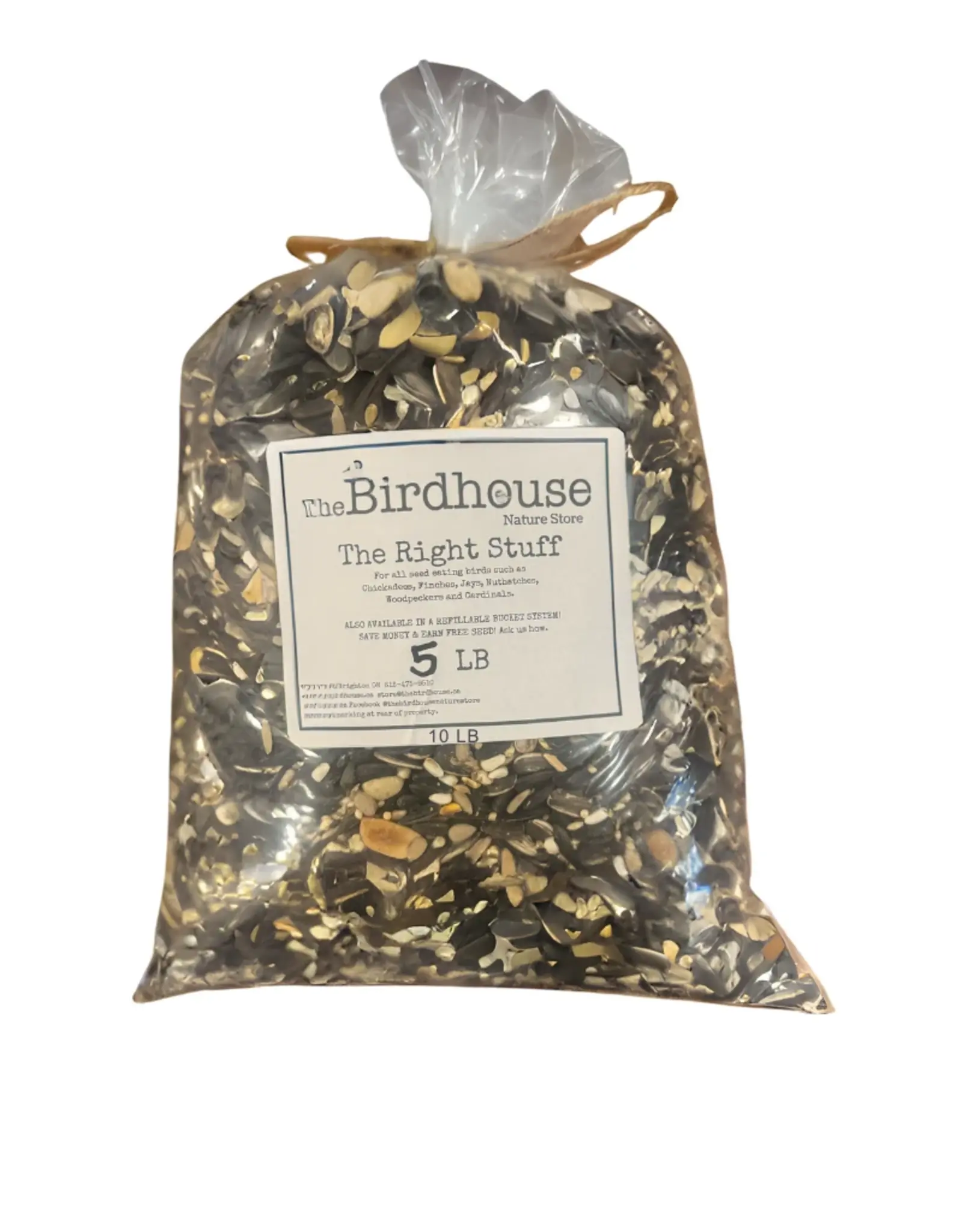 The Birdhouse RIGHT5 5lb Premium Right Stuff Seed Blend