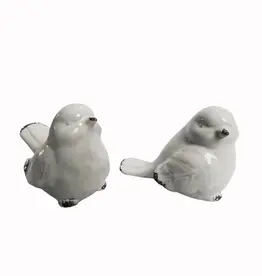 Panam Decor & Gifts WHITE ASS'T CERAMIC BIRDS