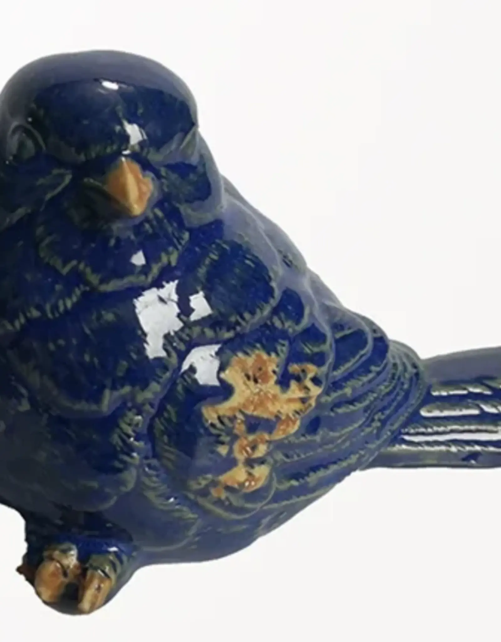 Panam Decor & Gifts Blue Ass't Ceramic Bird