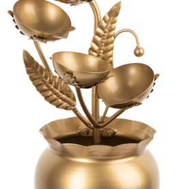 Ganz CG183778 GOLD LEAF FOUNTAIN - as is floor model was $157.95