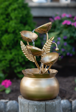 Ganz CG183778 GOLD LEAF FOUNTAIN - as is floor model was $157.95