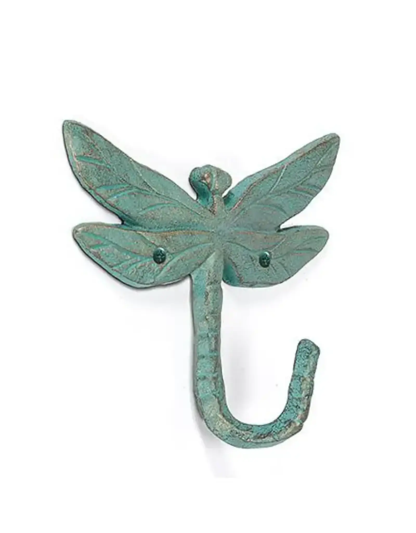 Abbott Dragonfly Hook-Verdigris-5.5"H