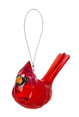 Ganz 3.5" Elegant Cardinal Ornament, acrylic