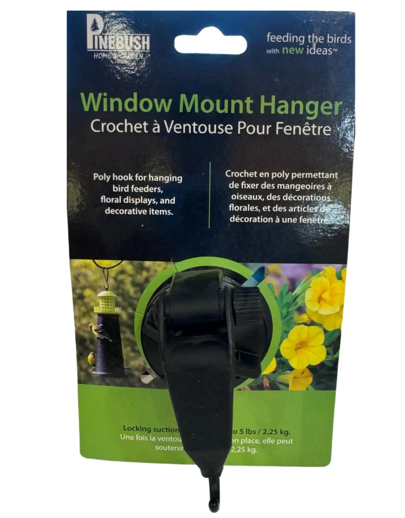 Pinebush Home & Garden PB10447 WINDOW MOUNT HANGER