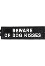 Abbott AB474 Beware of Dog Kisses, Blk, 9" long