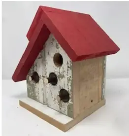 Artist Jean Long JL1249 Jean Long  Birdhouse #1249, 1.25" Hole