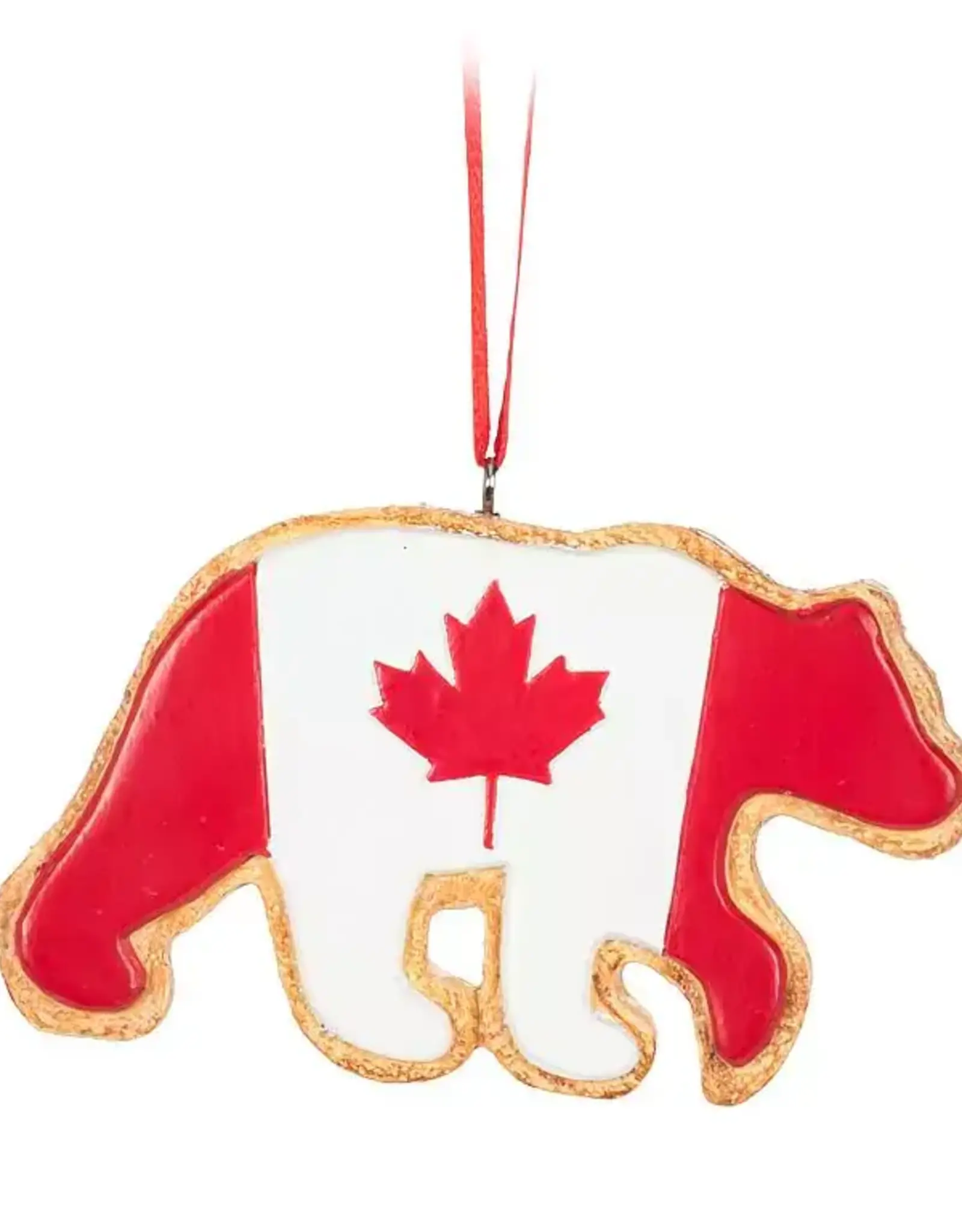 Abbott Canada Flag Animal Cookie Ornament