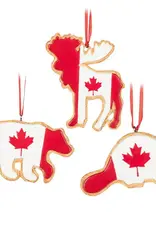 Abbott Canada Flag Animal Cookie Ornament