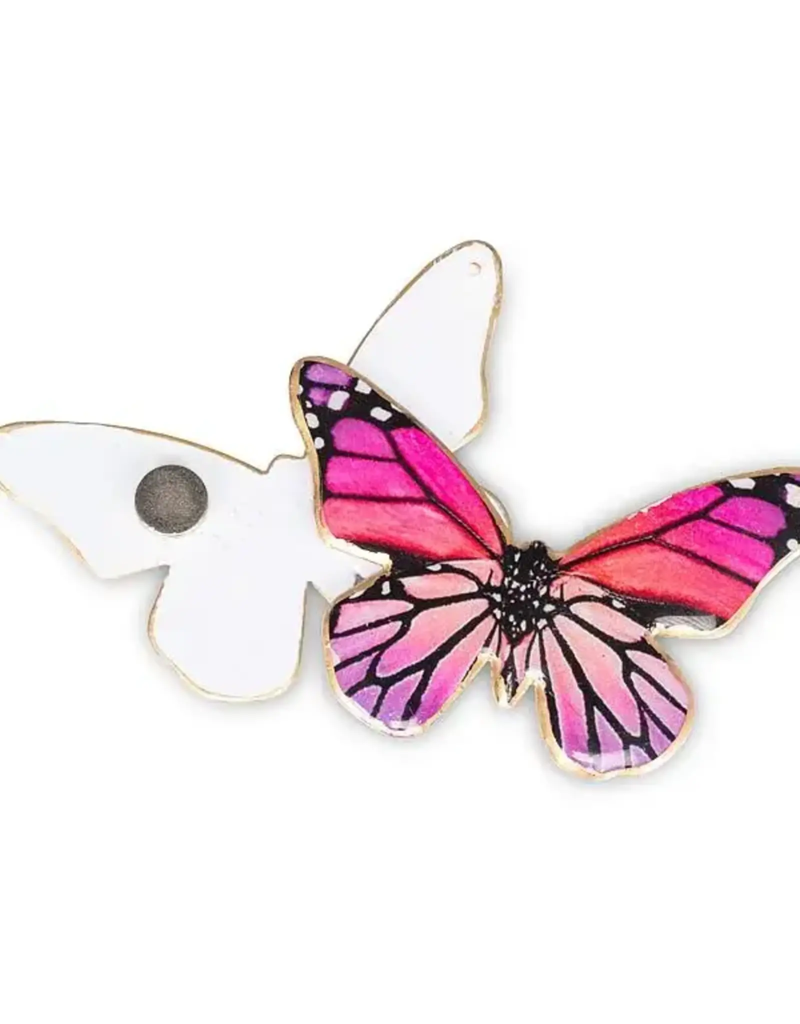 Abbott Metal Butterfly Screensaver, 2"