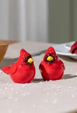 Evergreen EE3SPC093 Ceramic Salt and Pepper Set, Cardinal