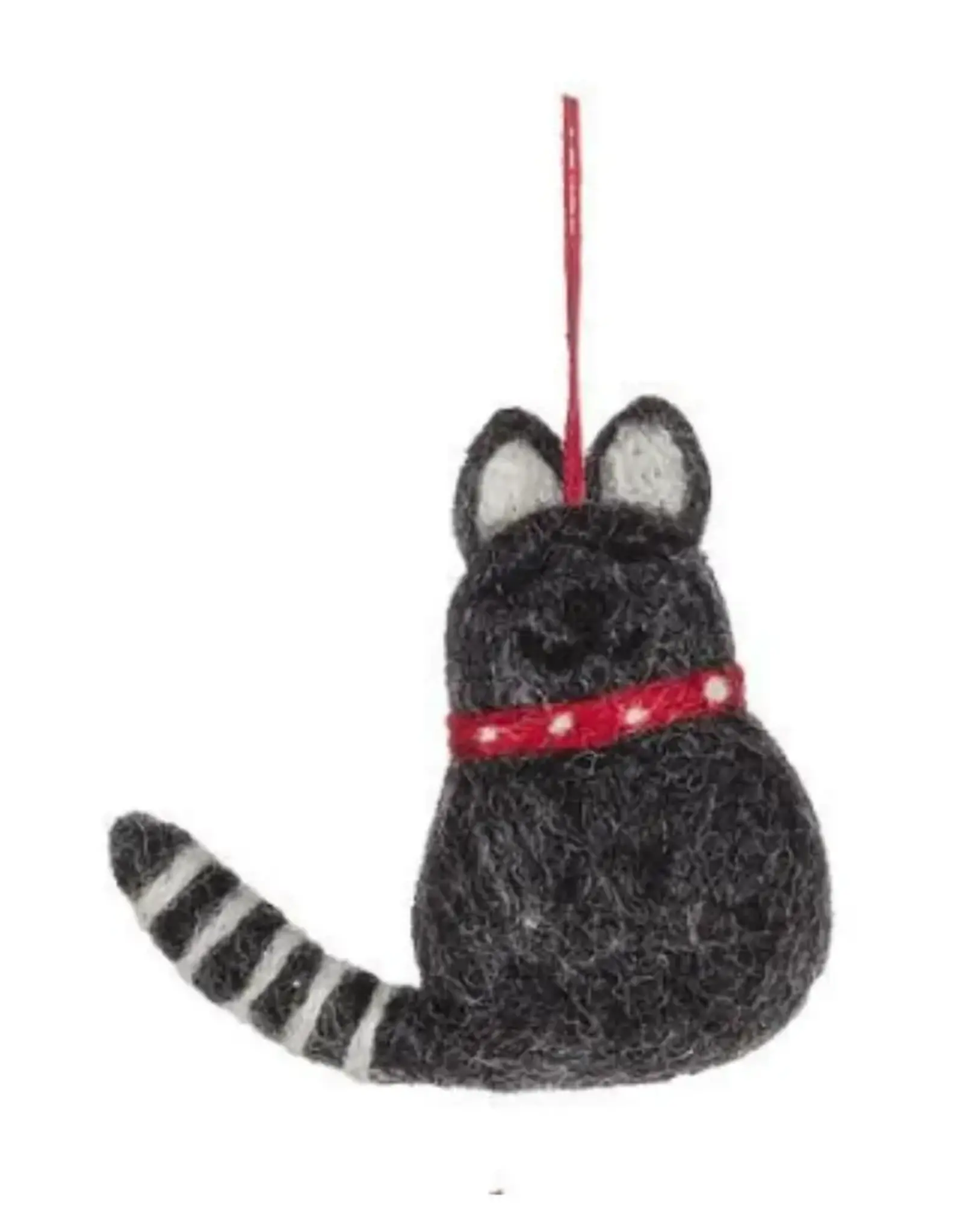 Abbott Smiling Cat Wool Ornament