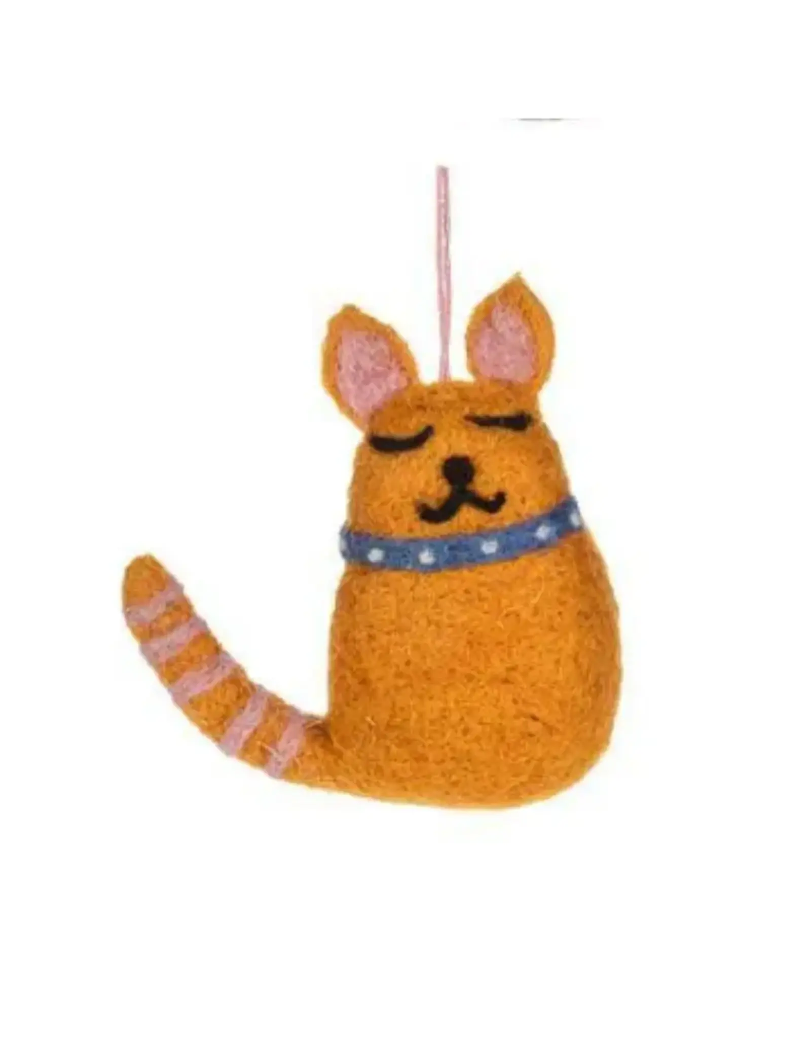 Abbott Smiling Cat Wool Ornament