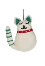 Abbott Smiling Cat Wool Ornament